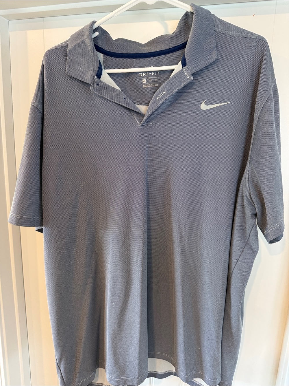 Nike Men's Slate Blue Dri-FIT Polo